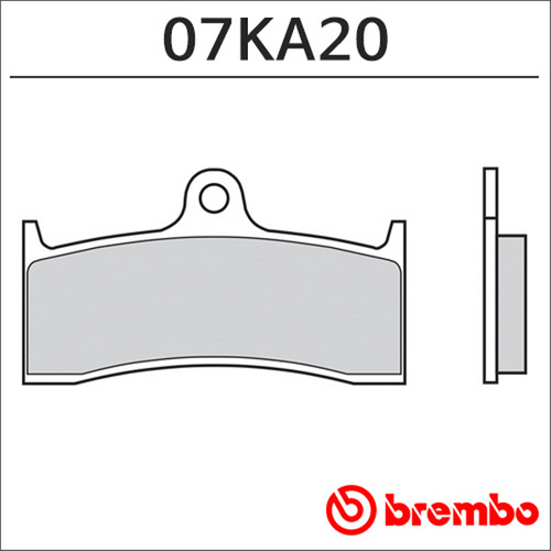 브루탈레 750 브레이크패드 프론트(02-),07KA20RC