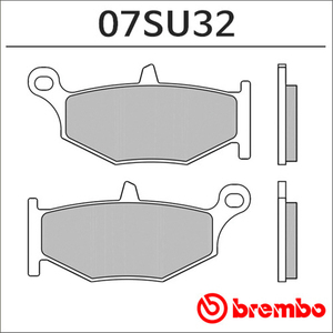 브램보 GSX-R600/750 브레이크패드 리어(06-10),07SU32SP