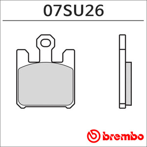 브램보 M109R 브레이크패드 프론트(06-),07SU26