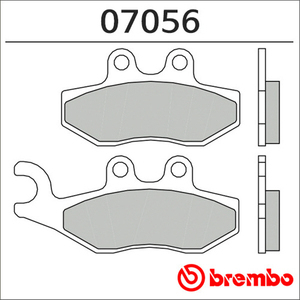 브램보 SRV850 브레이크패드 리어,07056XS