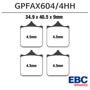 S1000R 브레이크패드 프론트 GPFAX604HH
